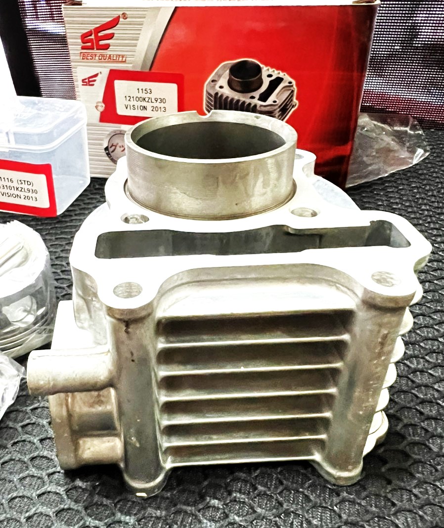 BỘ HƠI (XI LANH,PISTON,XÉC MĂNG) XE VISION 2013,VS CŨ, VS 2011,2012(KZL)