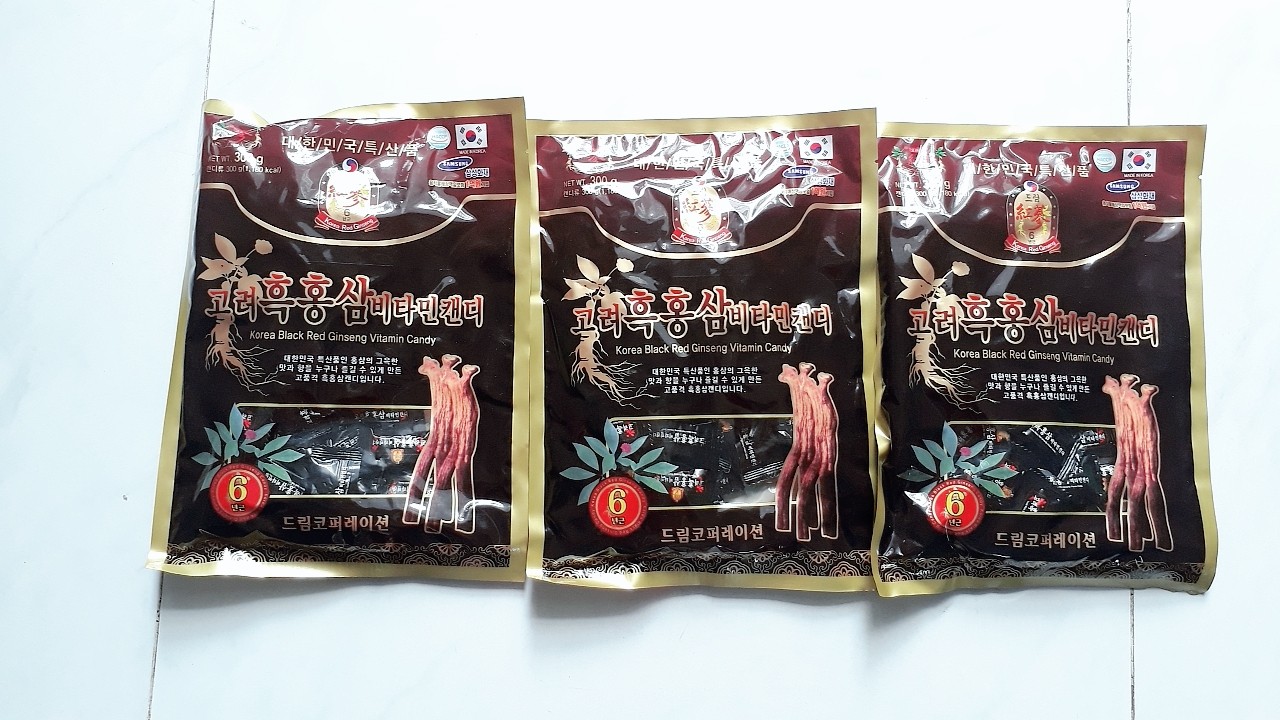 Kẹo Hắc Sâm Hàn Quốc 300Gr