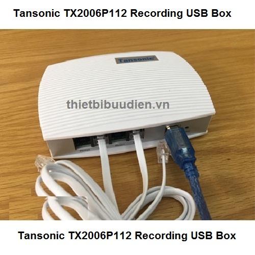 Box ghi âm điện thoại bàn Tansonic TX2006P112
