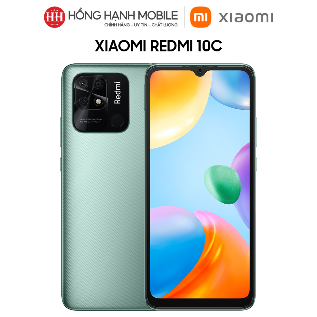 Điện Thoại Xiaomi Redmi 10C 4GB/128GB - Hàng Chính Hãng