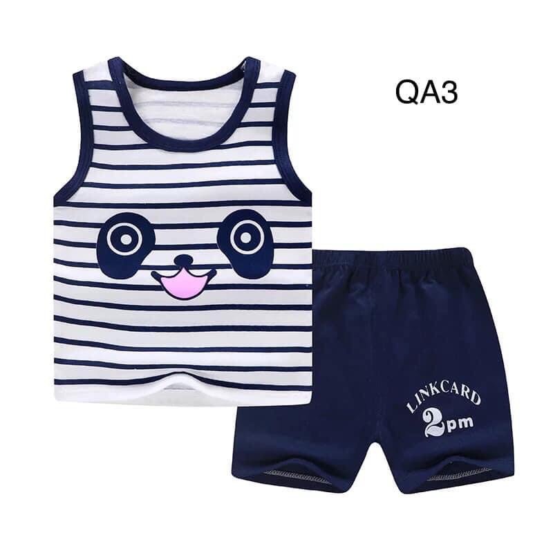 SET ĐỒ BỘ COTTON BA LỖ XUÂN HÈ CHO BÉ TRAI