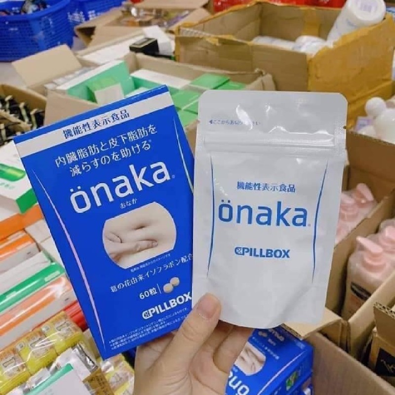 Viên Uống Giảm Mỡ Bụng Onaka Nhật Bản 60 Viên cao cấp