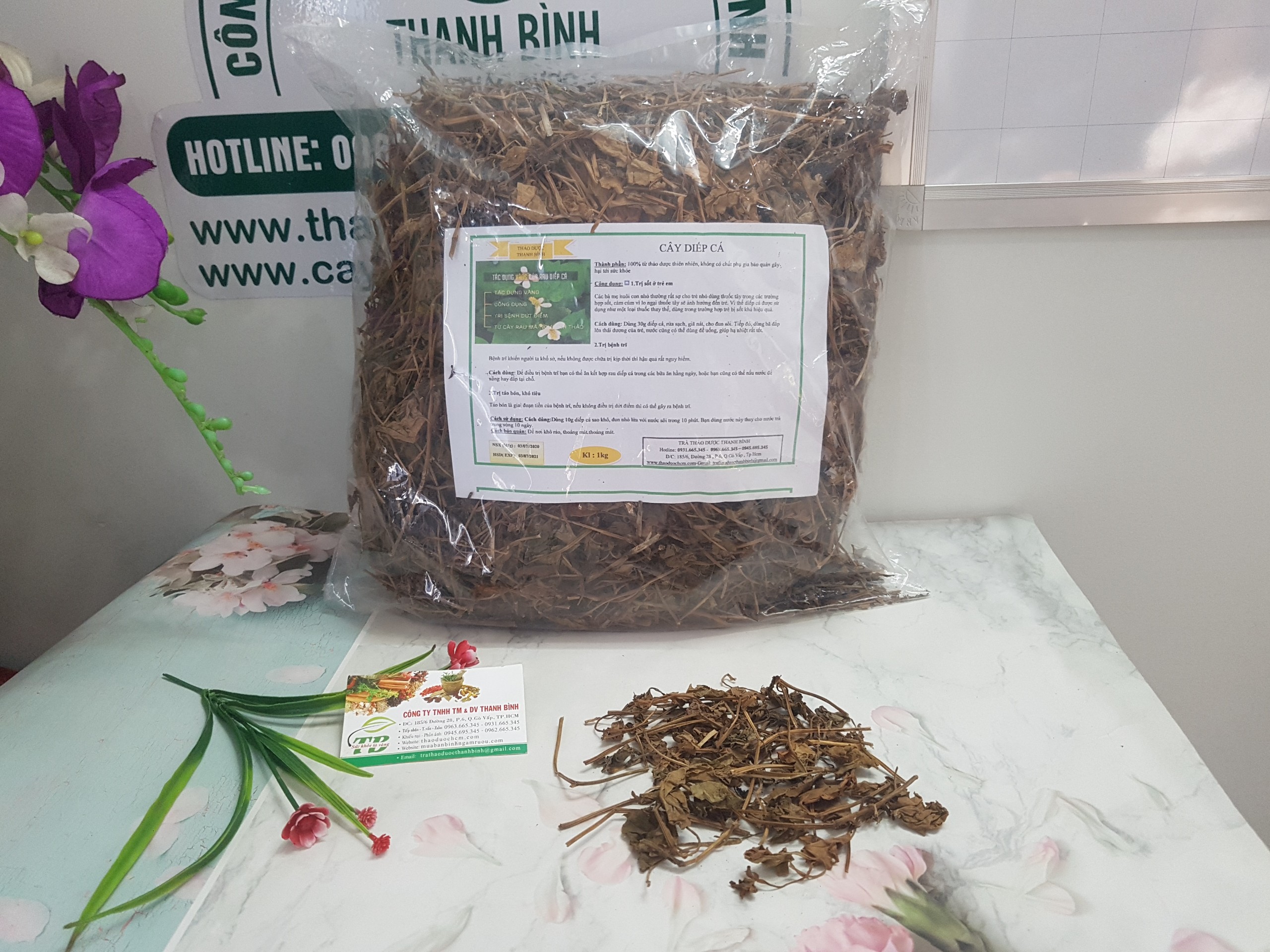 Rau Diếp Cá Khô 500G - Hàng Chất Lượng