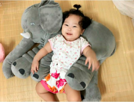 Đồ chơi nôi bông chú voi con