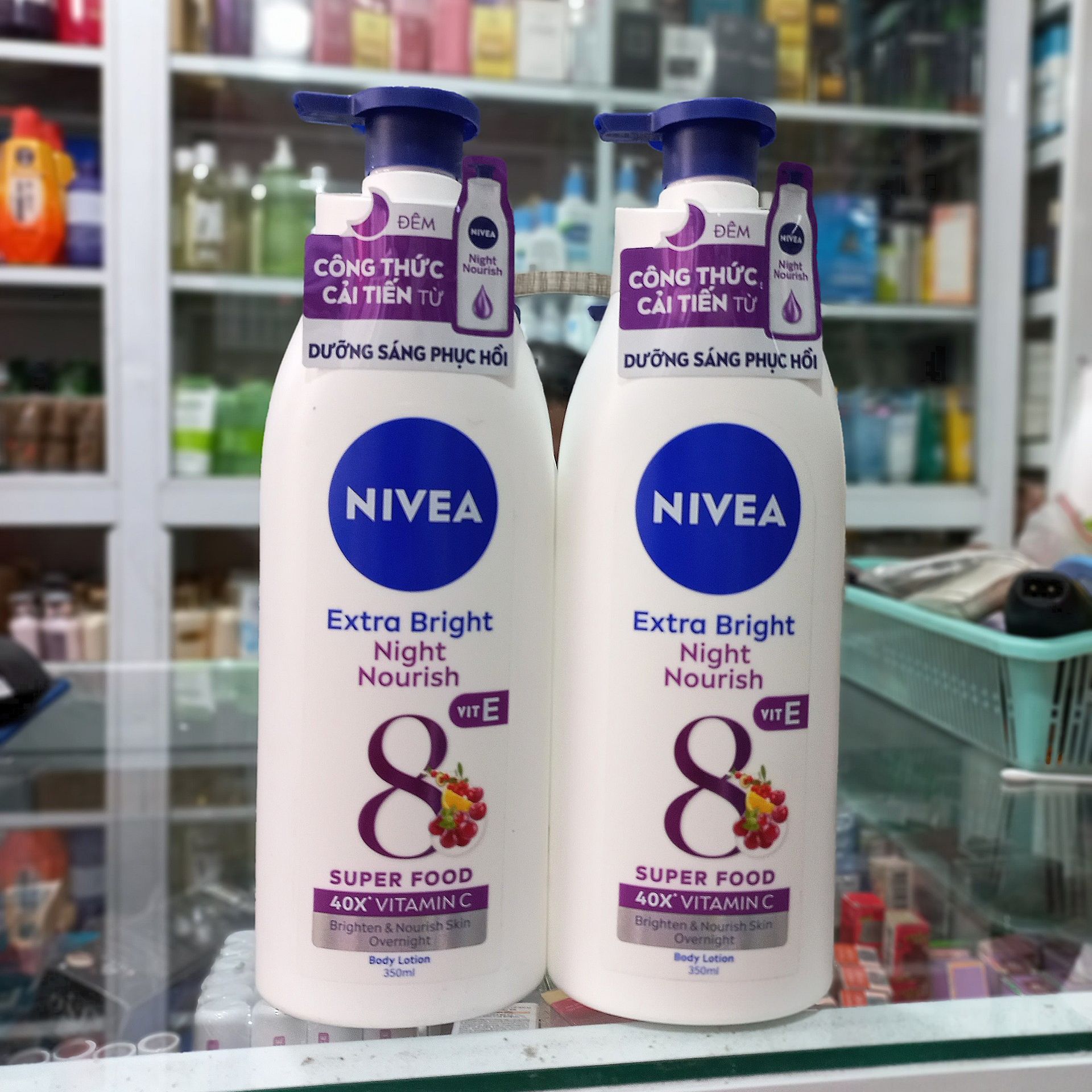 Sữa Dưỡng Thể Trắng Da Nivea Ban Đêm 350ml