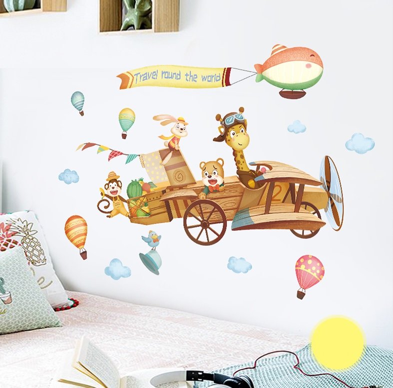 Decal dán tường Bay vào không gian - T21 -kiddecals