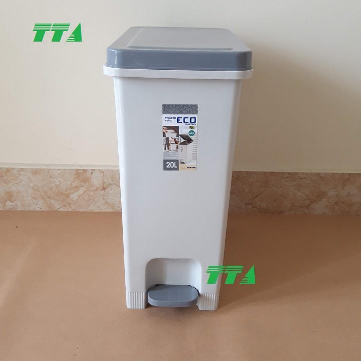 Thùng rác nhựa đạp chân Eco 20 lít
