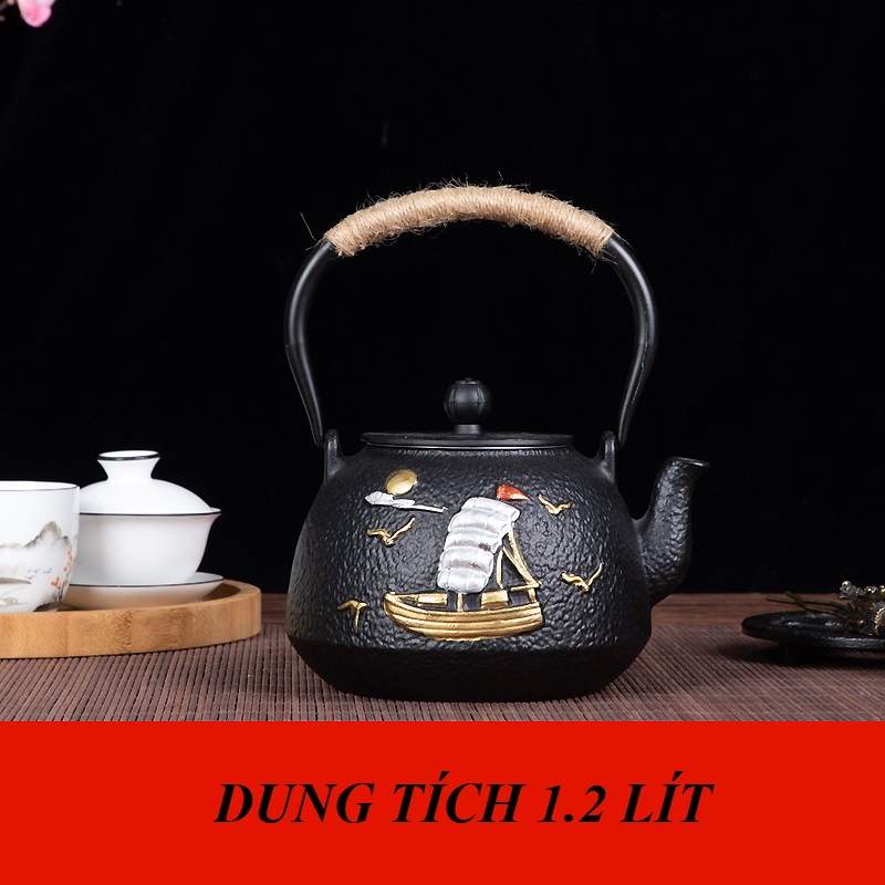 Ấm Gang Đun Nước Tetsubin 1200 ml