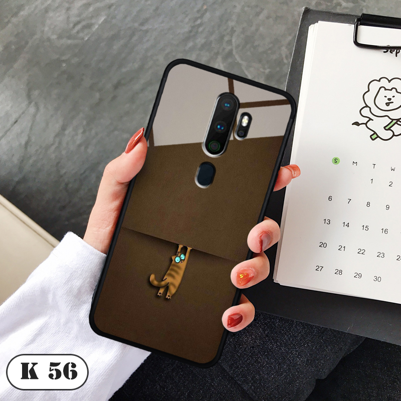Ốp lưng kính 3D điện thoại OPPO A9 2020