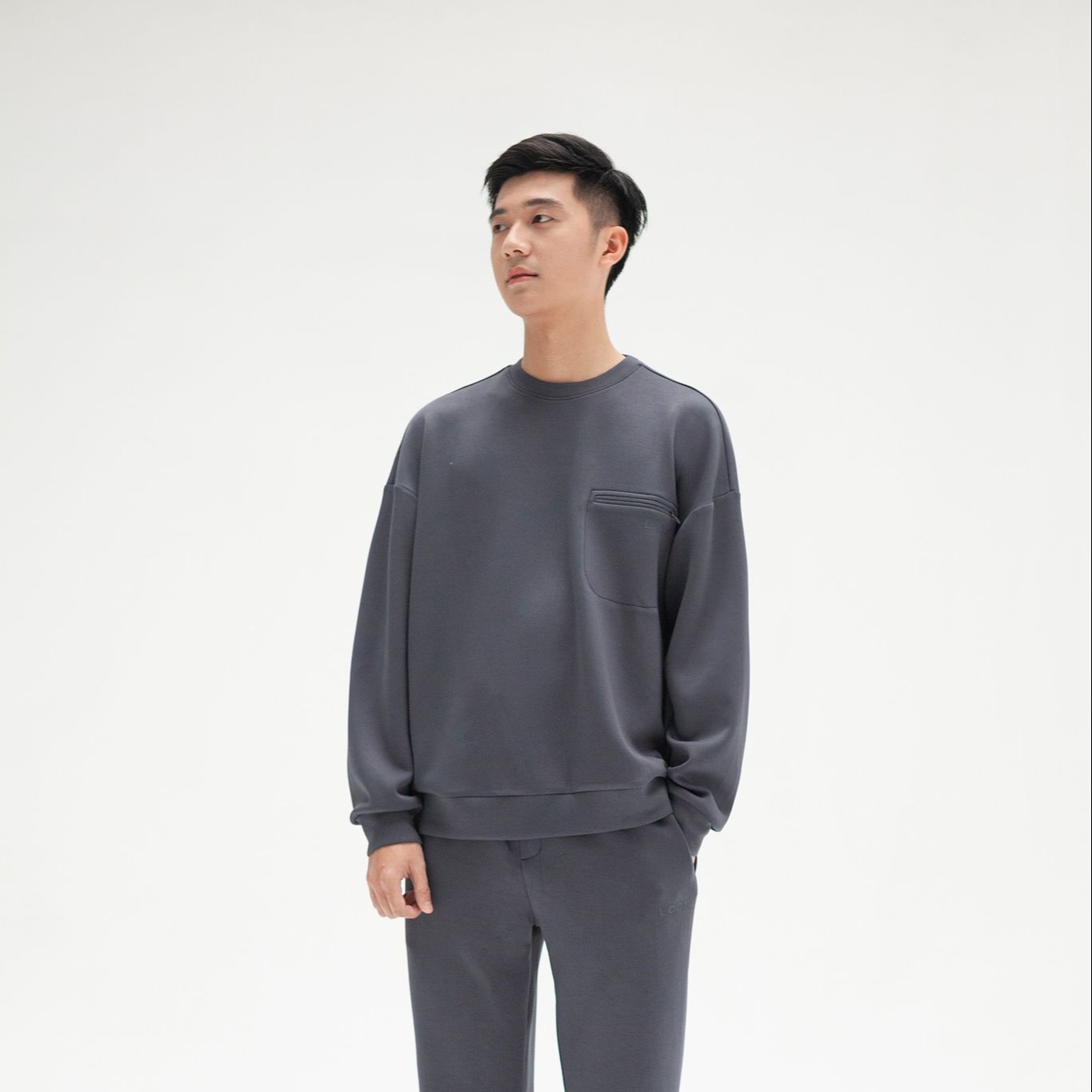 Áo sweater nỉ LOOK Soft Sweater