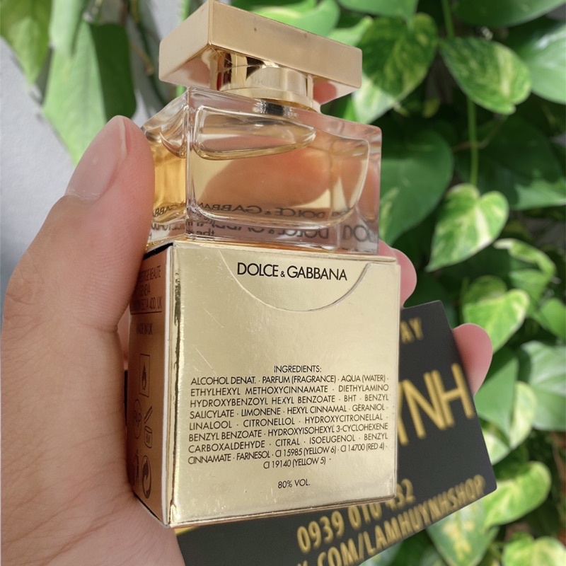 [ CHÍNH HÃNG] Nước hoa mini D&G THE ONE EDP FOR WOMAN 5ml