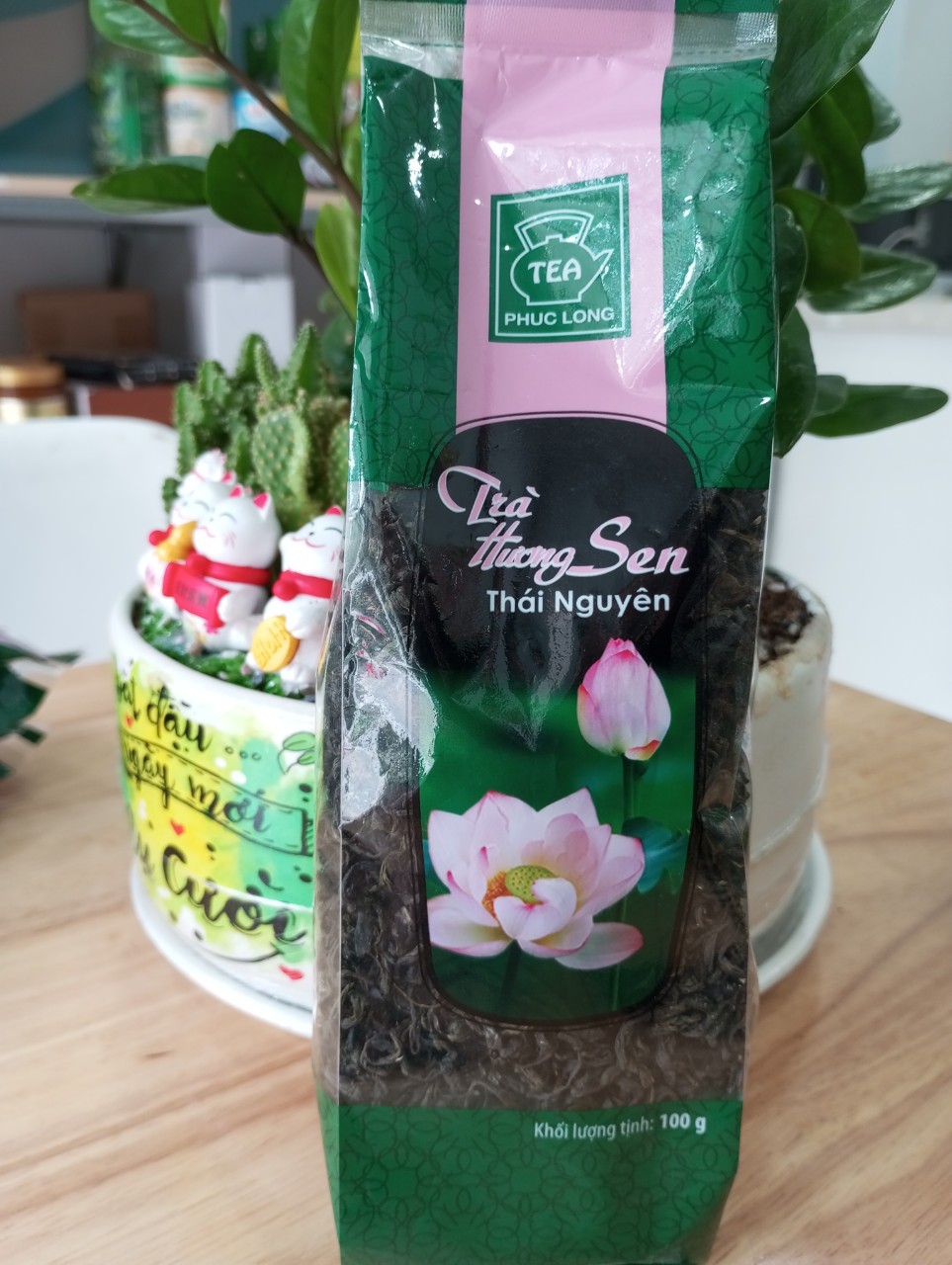 TRÀ SEN THÁI NGUYÊN PHÚC LONG 100G MỚI