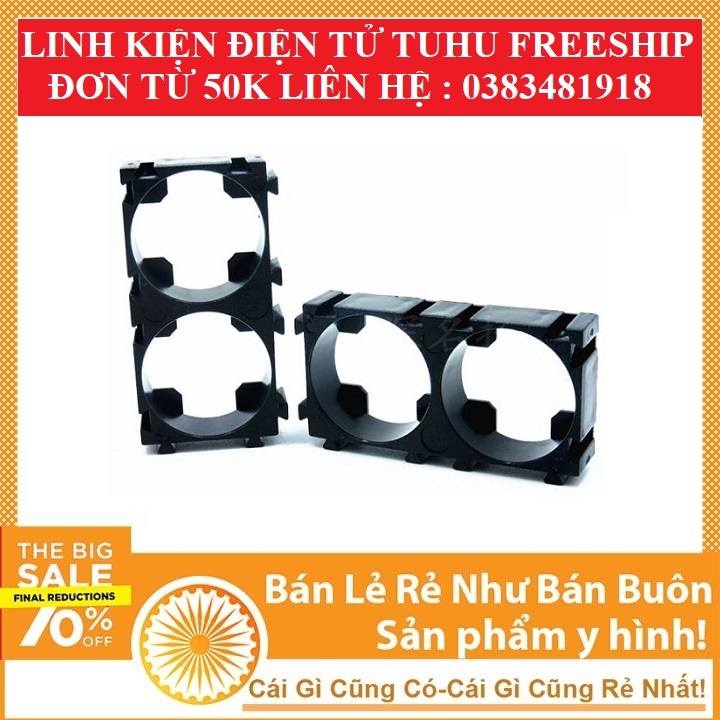 Bộ 5 Khung ghép Pin Đôi 18650