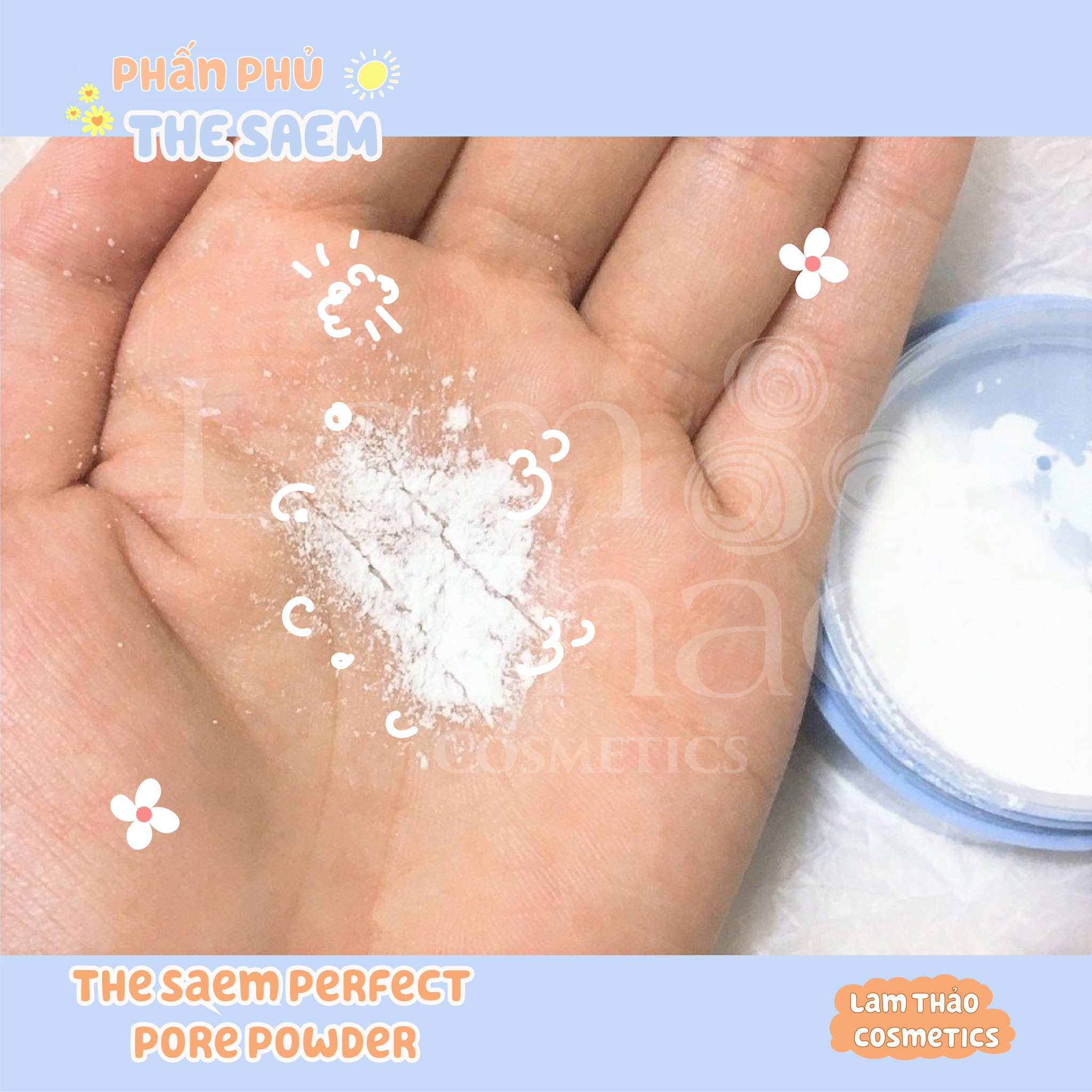 Phấn Phủ Kiềm Dầu The Saem Perfect Pore Powder
