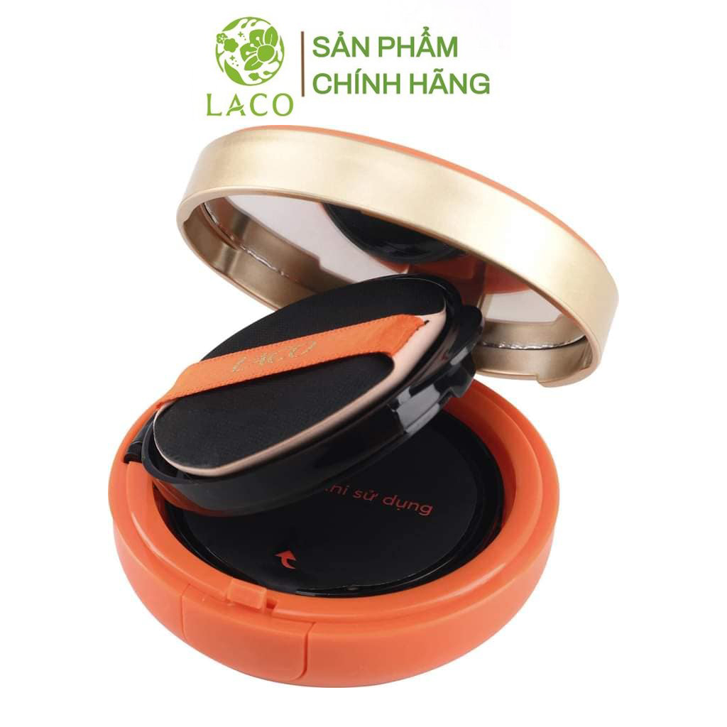 Kem Nền Laco Cushion 10g giúp chống nắng, che khuyết điểm cho da mặt