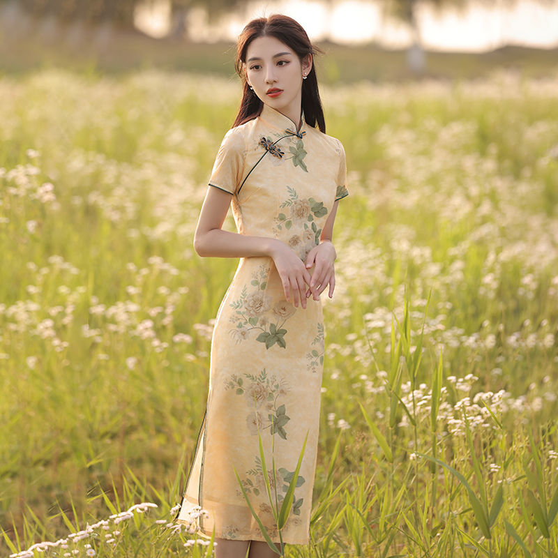 Đầm Sườn Xám Thượng Hải Siêu Xinh