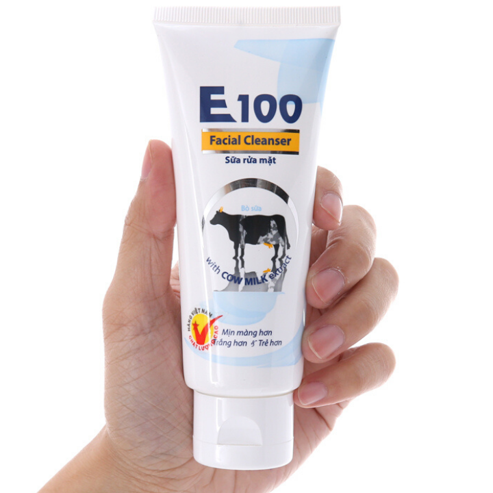 [HCM]SỮA RỬA MẶT E100 CON BÒ 80G