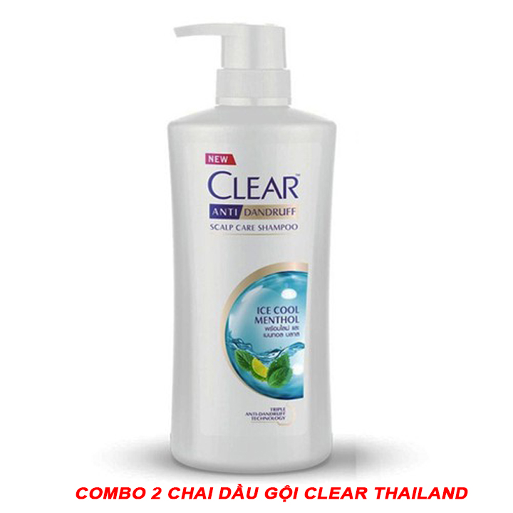 Dầu Gội Clear Bạc Hà Thái Lan 480ml Chính Hãng
