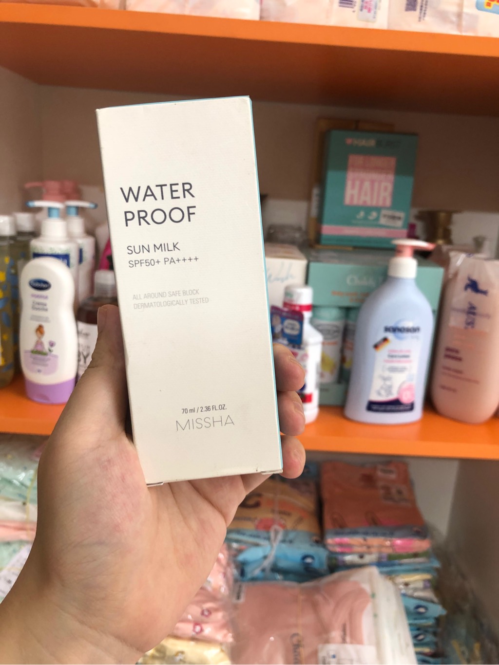 [Chính hãng] [Có sẵn] Kem chống nắng Missha tím/xanh