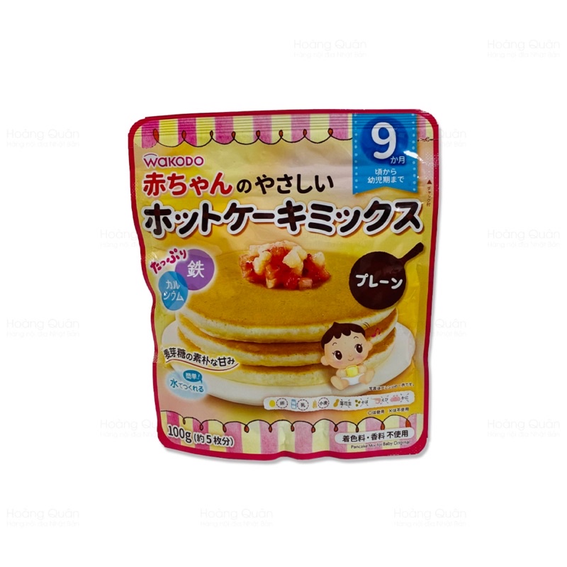 Bột làm bánh Pancake Wakodo cho bé DATE 2024