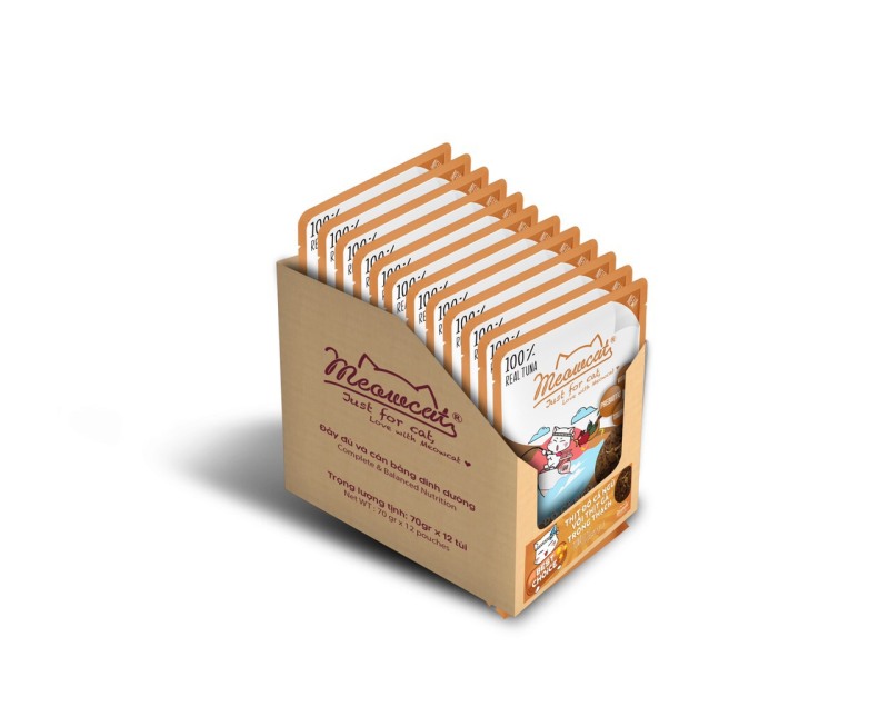 Pate cho mèo Meowcat gói 70G