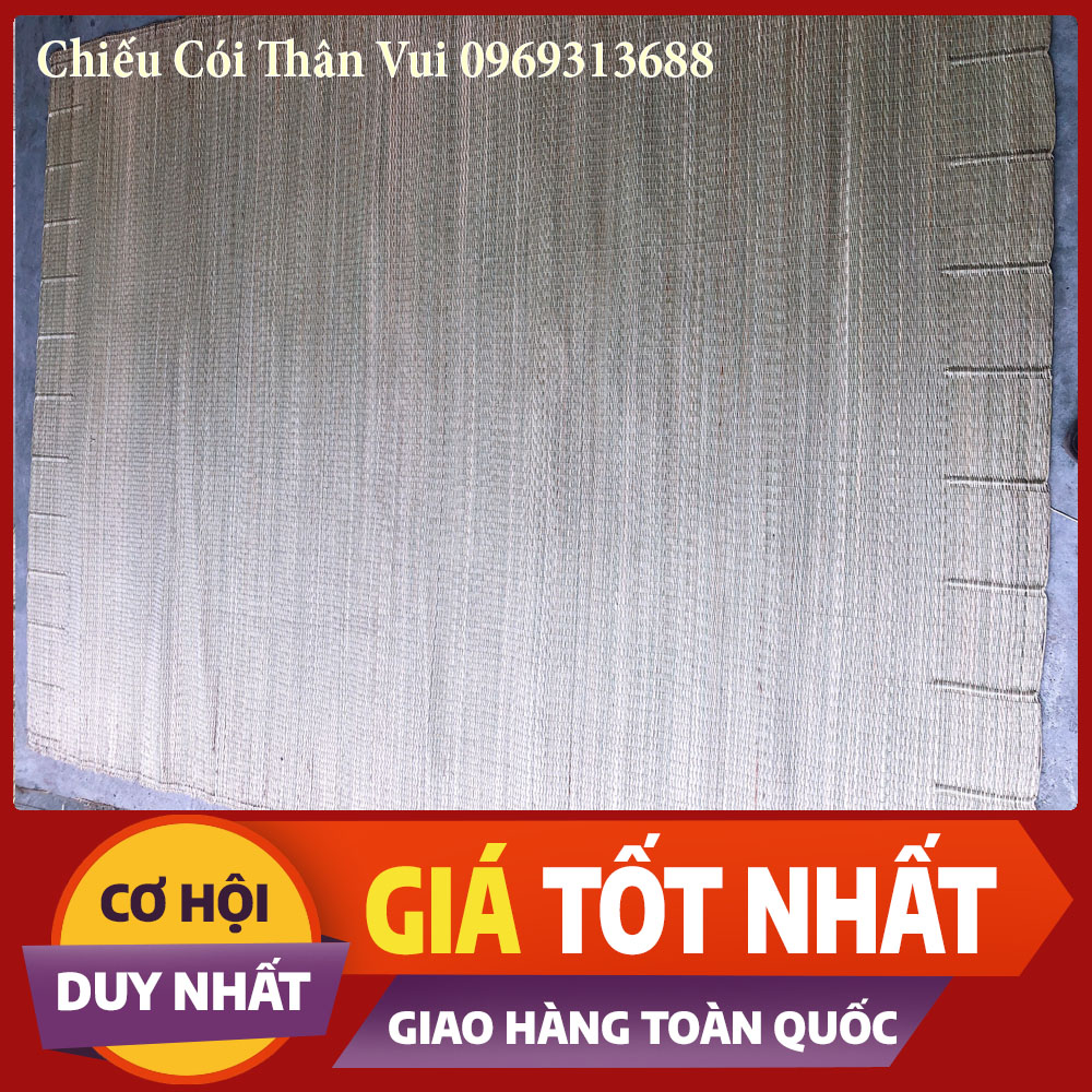 Chiếu Cói Trắng Siêu Rẻ Kích Thước 1m2 / 1m5 / 1m6