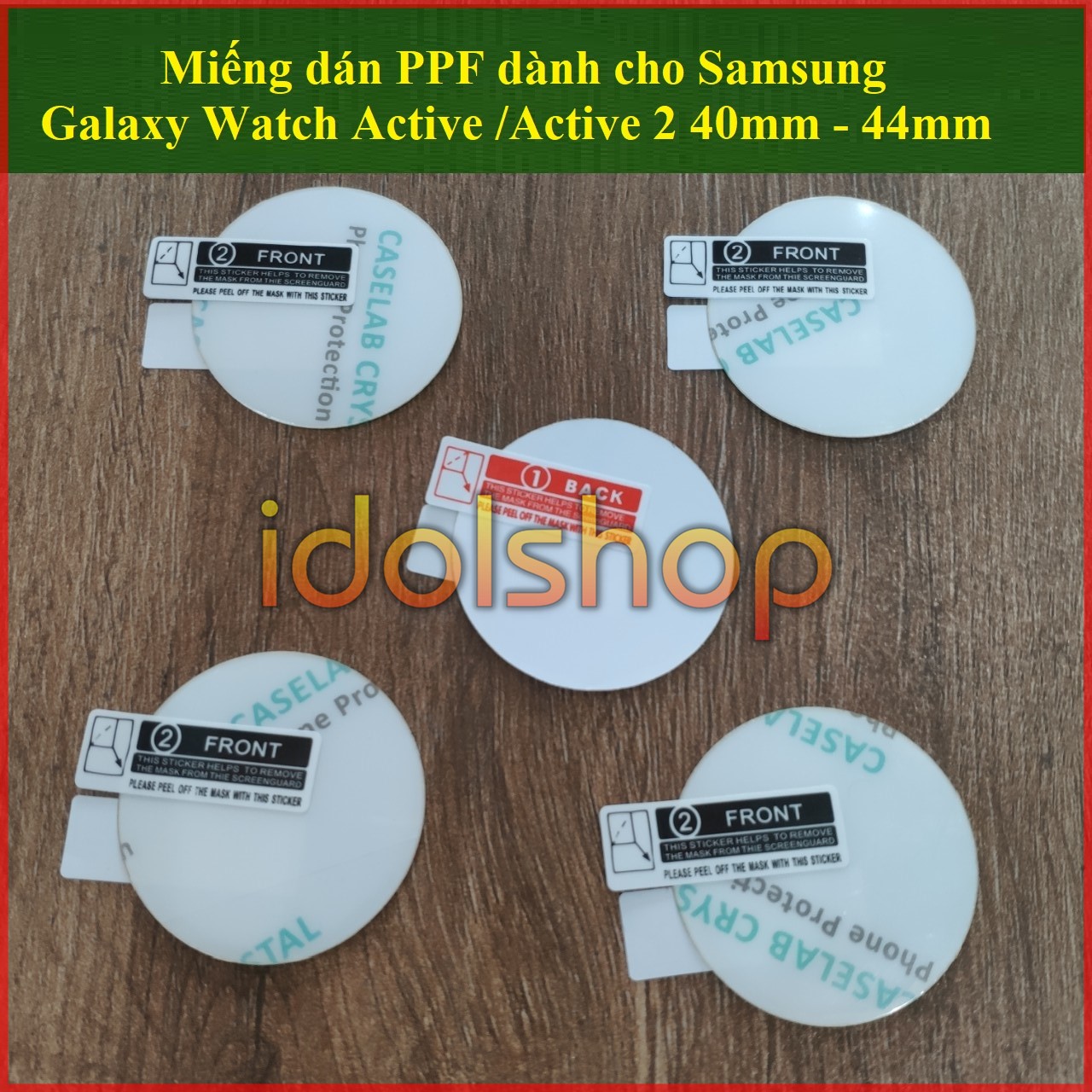 Dán dẻo Full màn chống xước Galaxy Watch Active 2 40mm 44mm