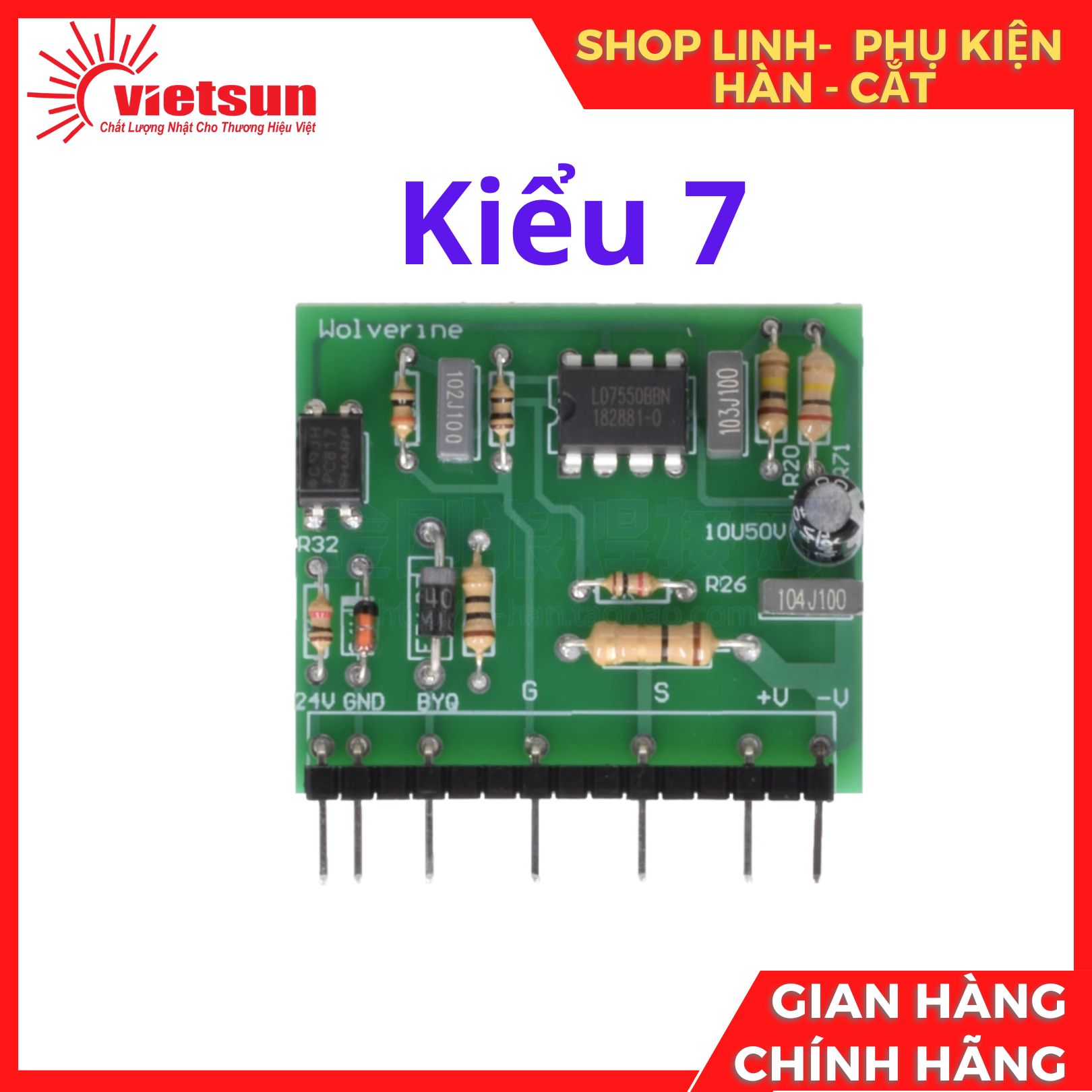 Bo mạch nguồn dùng cho máy hàn điện tử