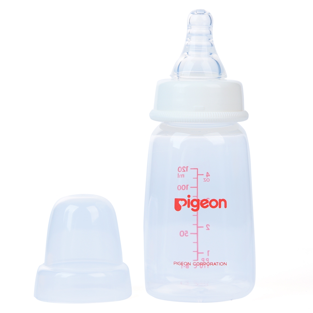 Bình sữa Pigeon nhựa PP vuông 120ml