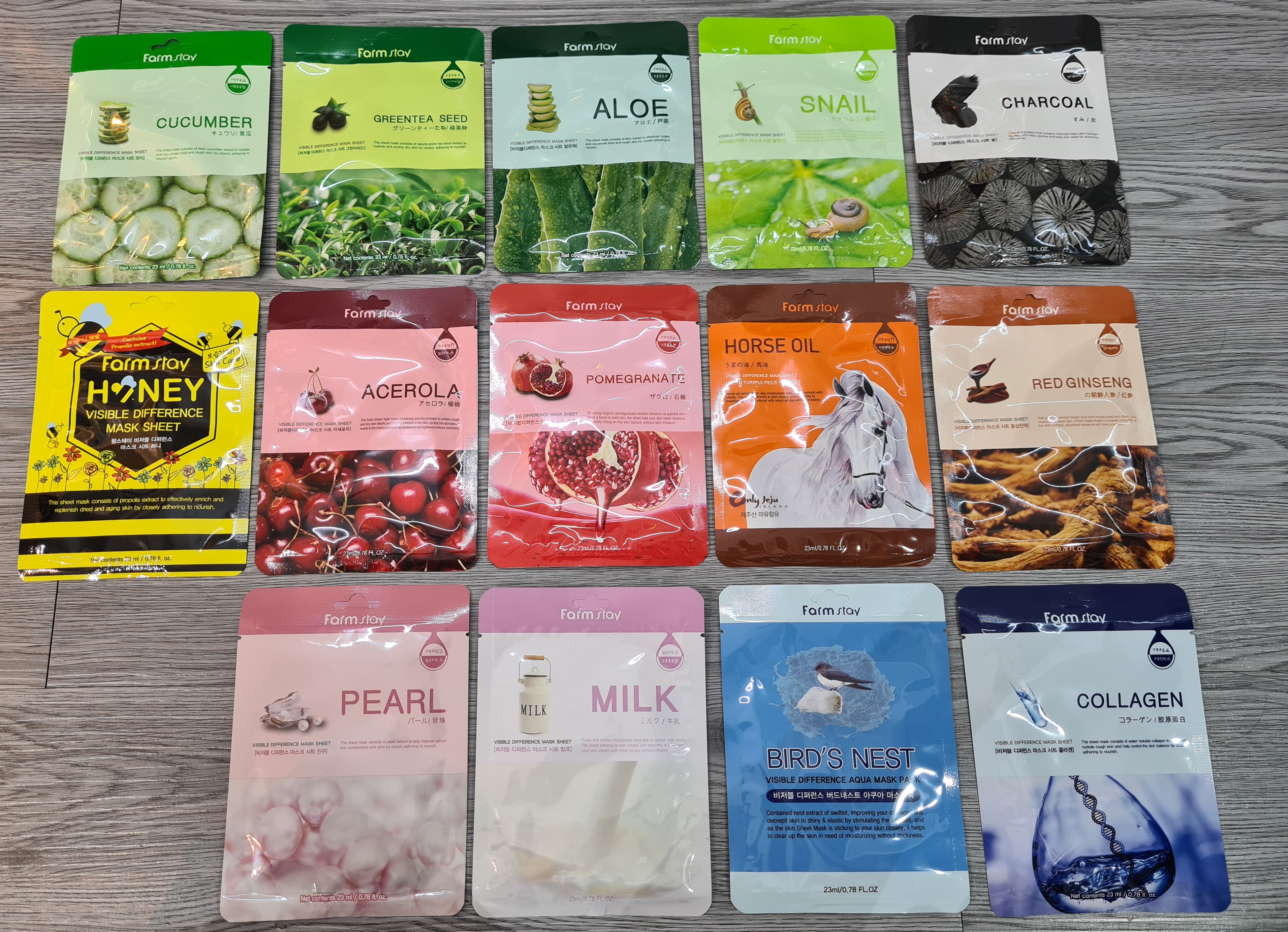 Mặt nạ Hàn Quốc FarmStay (Set 10 SP Random)