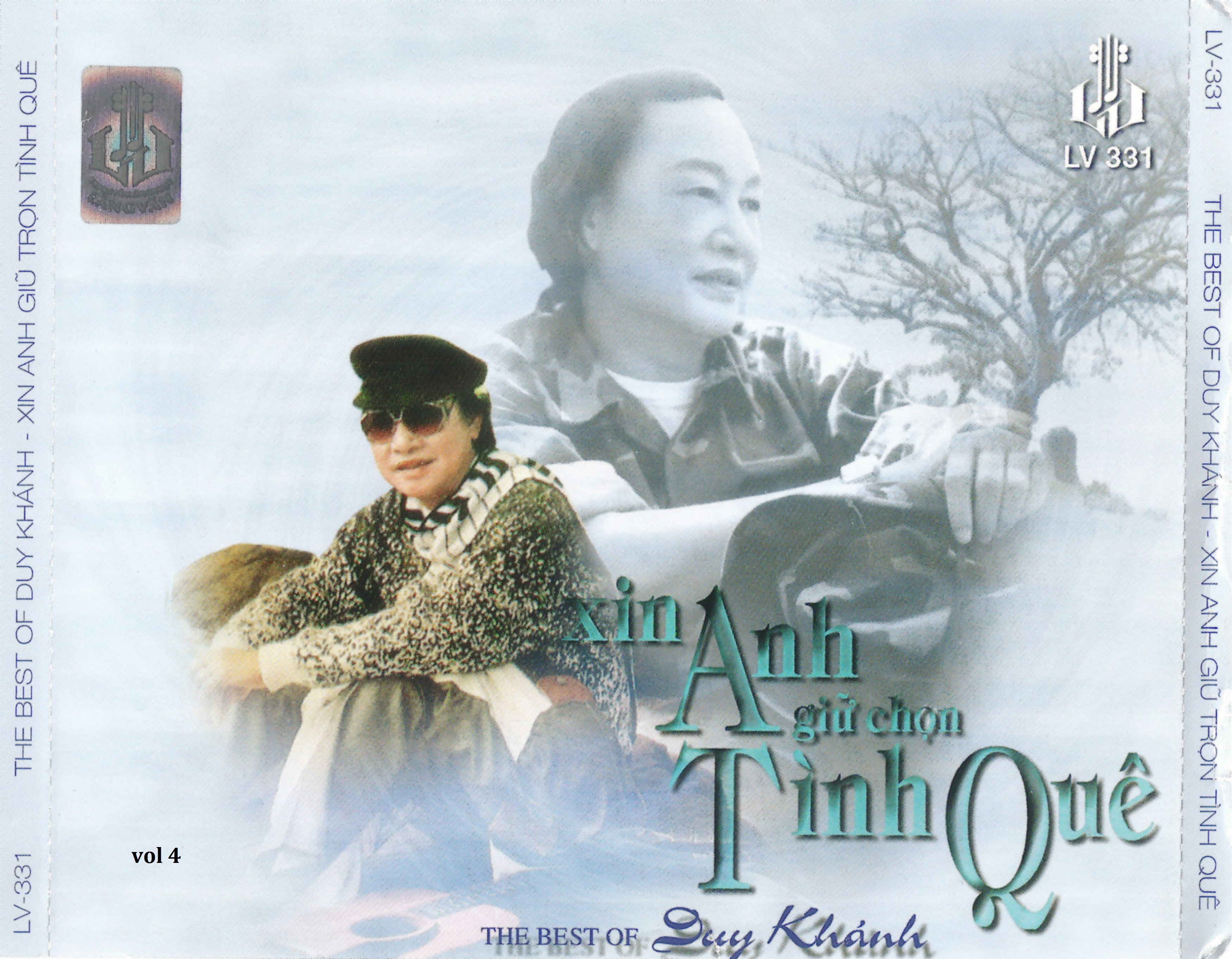 Bộ 4 đĩa cd tiếng hát Duy Khánh (xin anh giữ trọn tình quê)