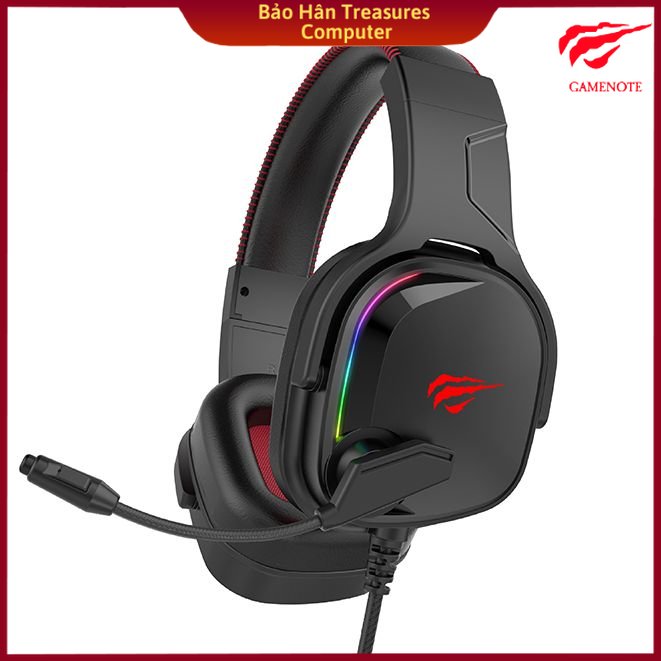 Tai Nghe Gaming Headphone HAVIT H2022U, Driver 53mm, Đèn RGB, Giả Lập 7.1 - Hàng Chính Hãng