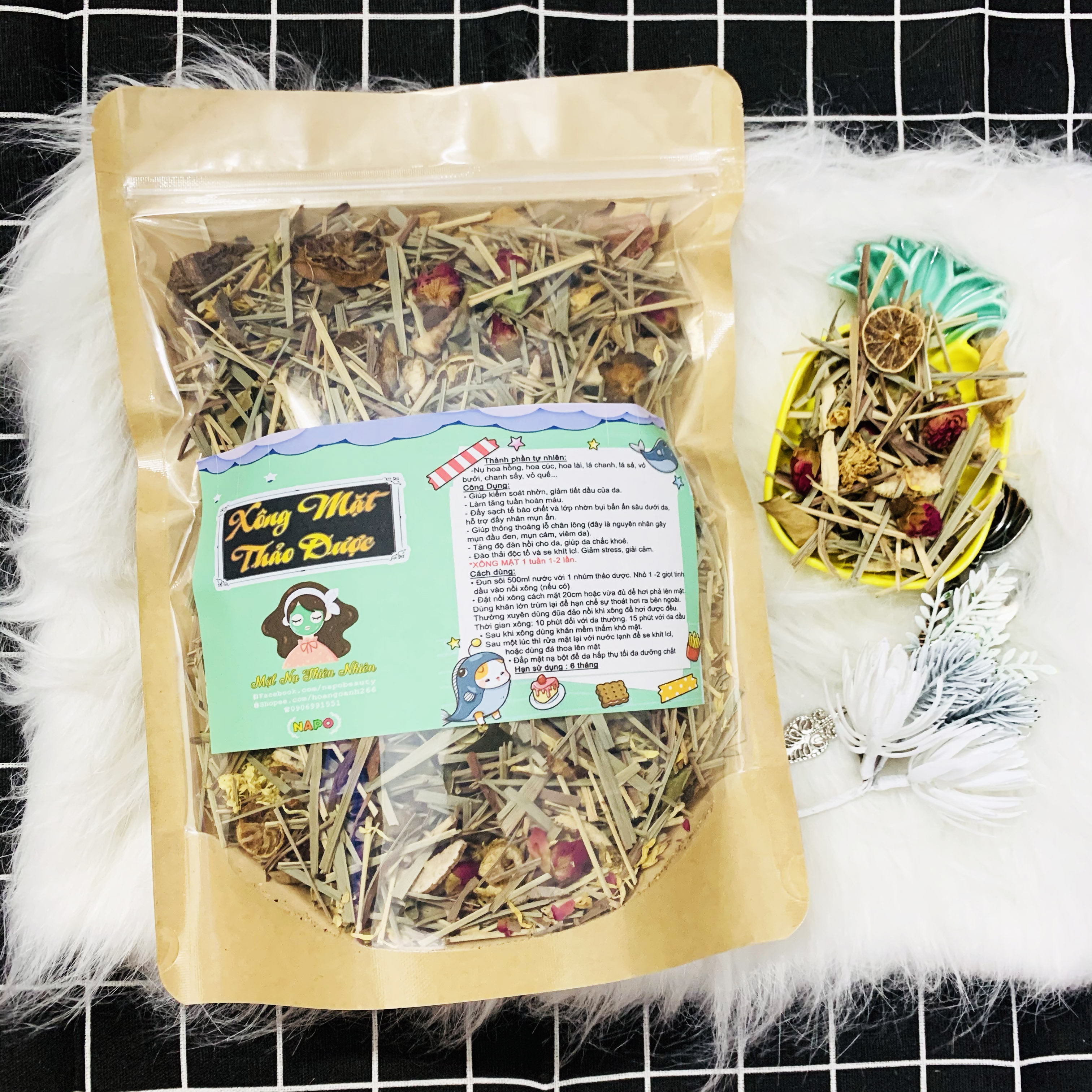 [HCM]Xông Mặt Thảo Dược Handmade - Xông Mặt Thảo Mộc