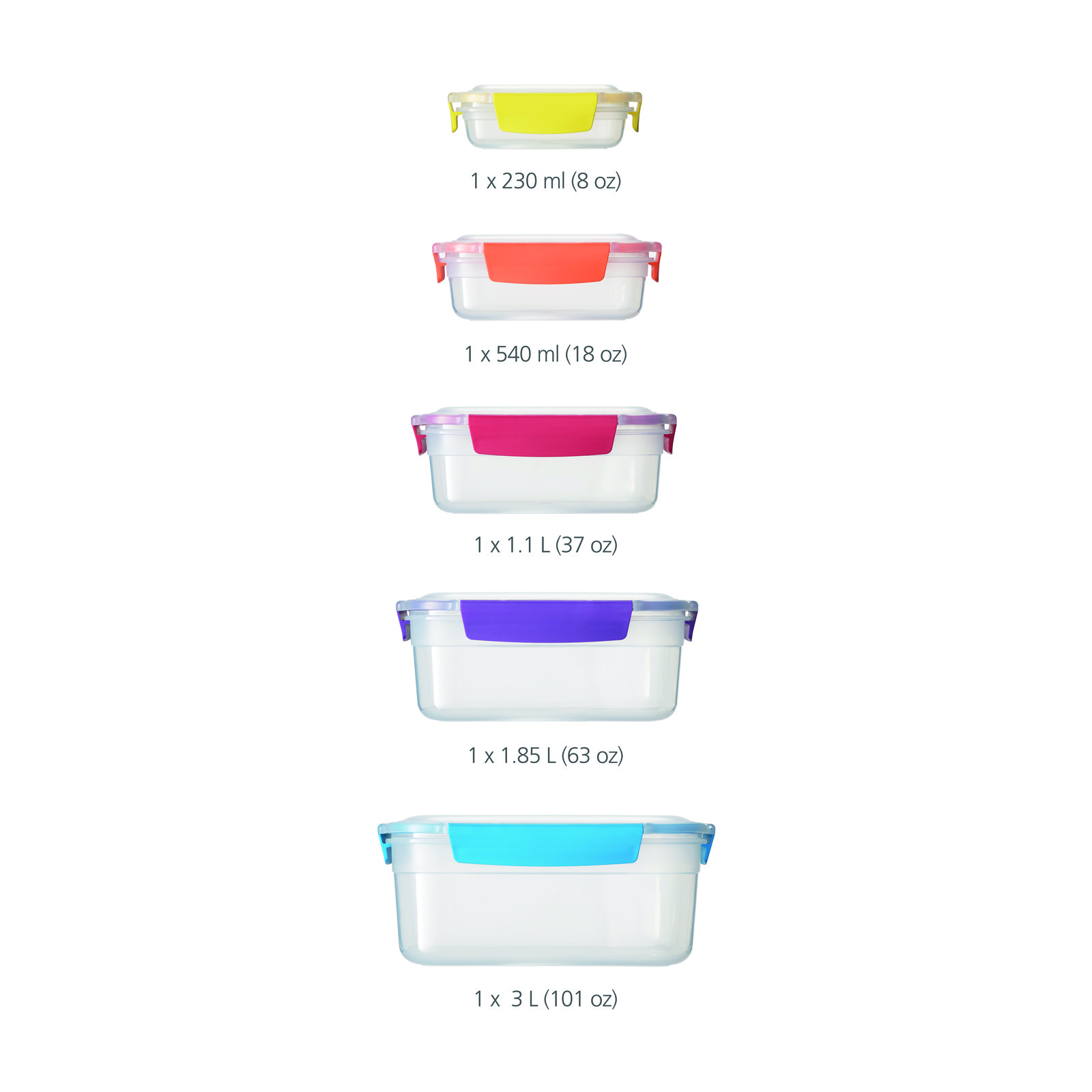Bộ đựng thực phực phẩm 5 món Joseph Joseph - 810813