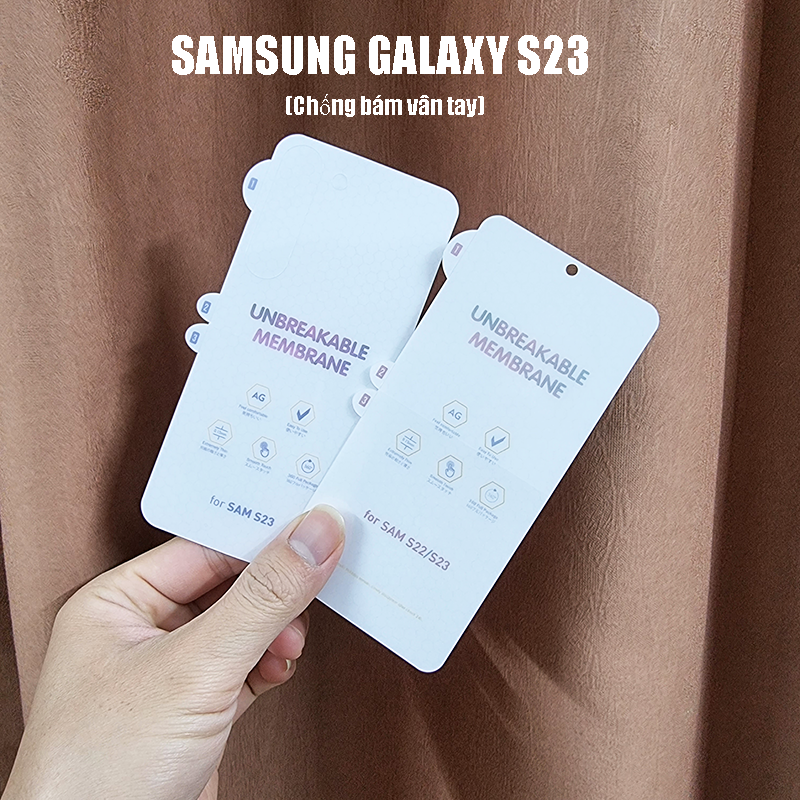 Dán PPF chống xước chống vân tay Samsung Galaxy S23