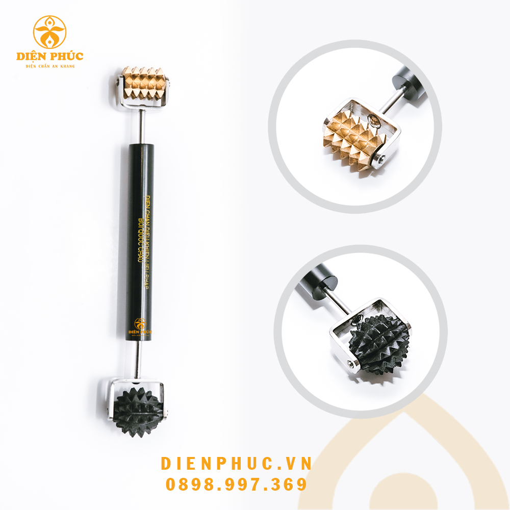 (Diện Chẩn) Lăn 2 Đầu Gai Đồng Chính Hãng