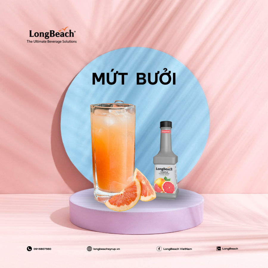 Mứt Bưởi (vỏ vàng) LongBeach 900ml