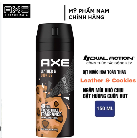 Xịt khử mùi nam AXE 150ml ( mẫu mới )