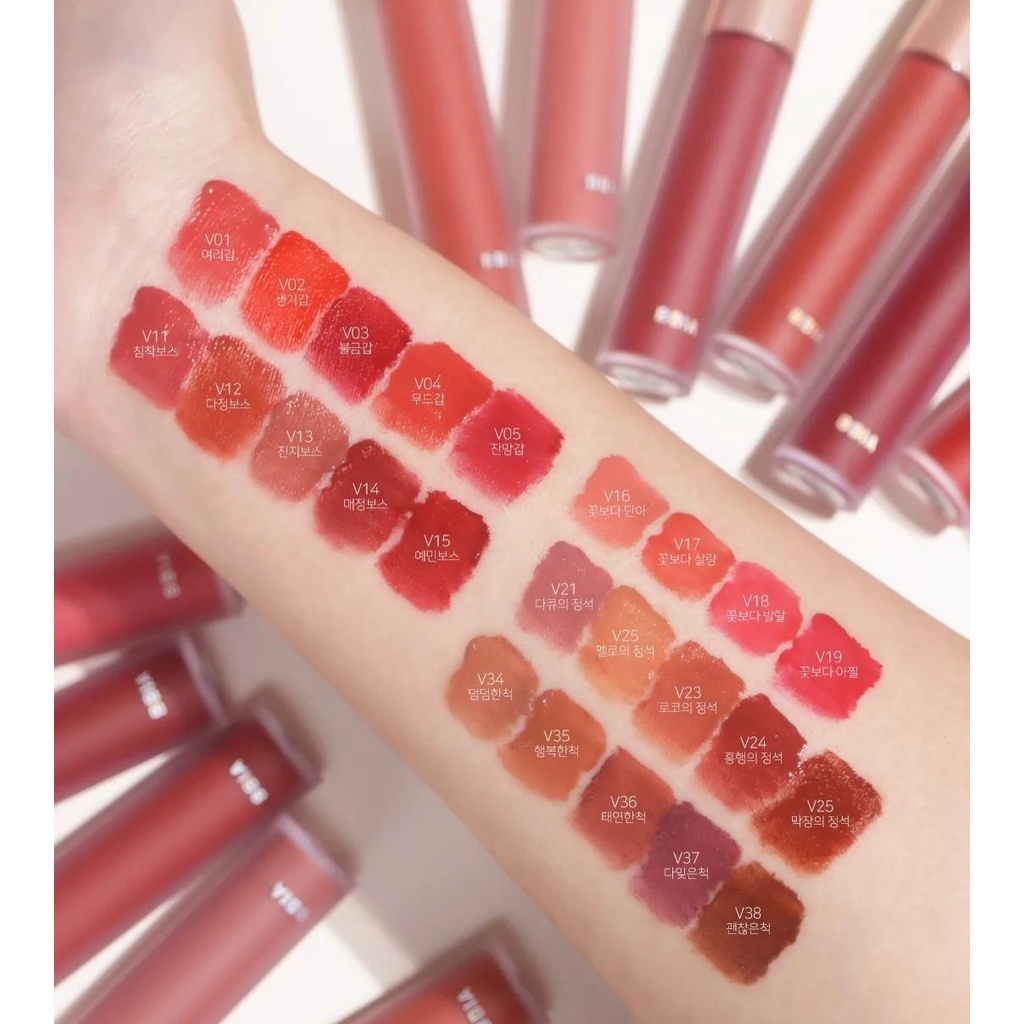 Son kem BBIA Last Velvet Lip Tint [New packaging 2022]