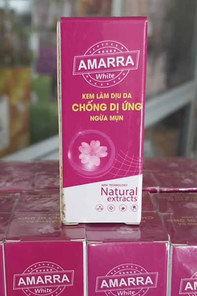 Kem Làm Dịu Da - Chống Dị Ứng - Ngừa Mụn Amarra White 6g