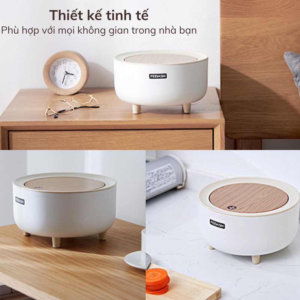 Thùng rác mini để bàn tiện lợi dung tích 2L