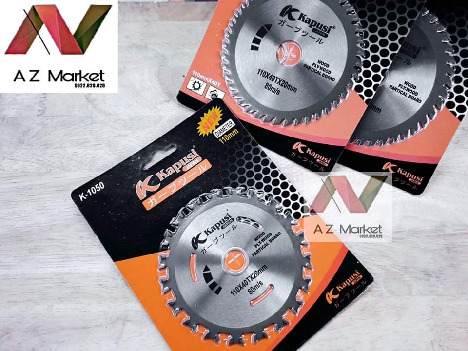 Kapusi- Dĩa,lưỡi cắt gỗ 2 mặt 110 x40T x20 mm