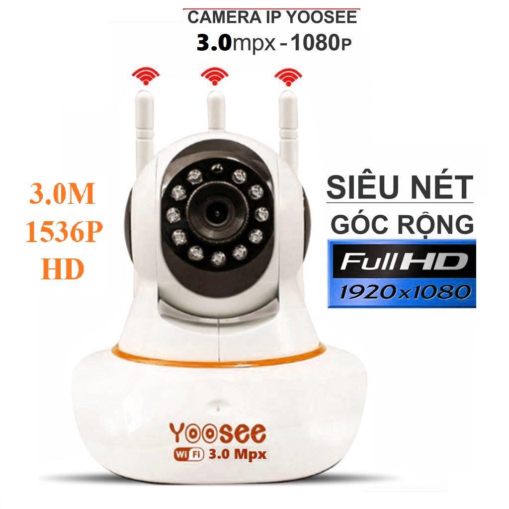 [XẢ KHO]Camera Ip Yoosee 3 ăng ten 06H 3.0MP giá rẻ tại TP HCM CAMERA IP YOOSEE 3 ANTEN 3.0MPX - THẾ HỆ MỚI Camera IP Yoosee 3 Anten 3.0Mpx Thế Hệ Mới - Hàng Camera IP WIFI YOOSEE 3 ANTEN 3.0MPX