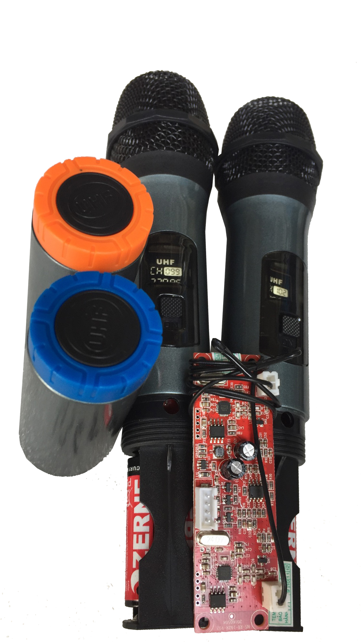 [HCM]Micro không dây UHF kèm Bore mạch dành cho loa kéo