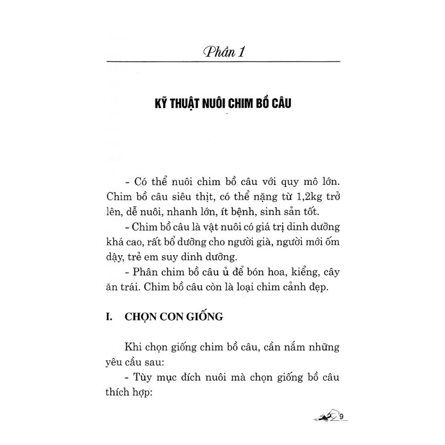 Sách - Kỹ Thuật Nuôi Bồ Câu (Tái Bản)-Vanlangbooks