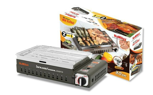 Bếp nướng gas đa năng Namilux GM2120PS mẫu mới cao cấp