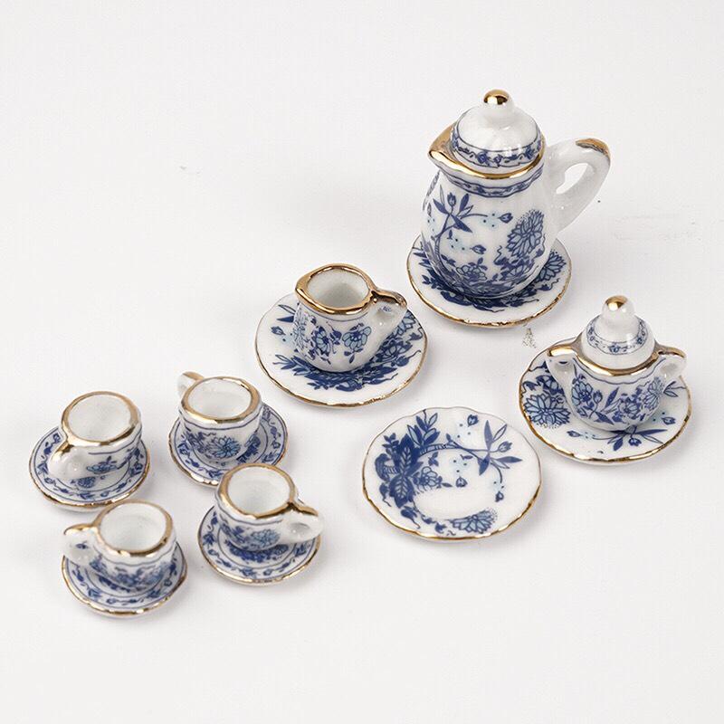 [HCM]BỘ ĐỒ TRÀ TÍ HON GỐM SỨ 15 chi tiết