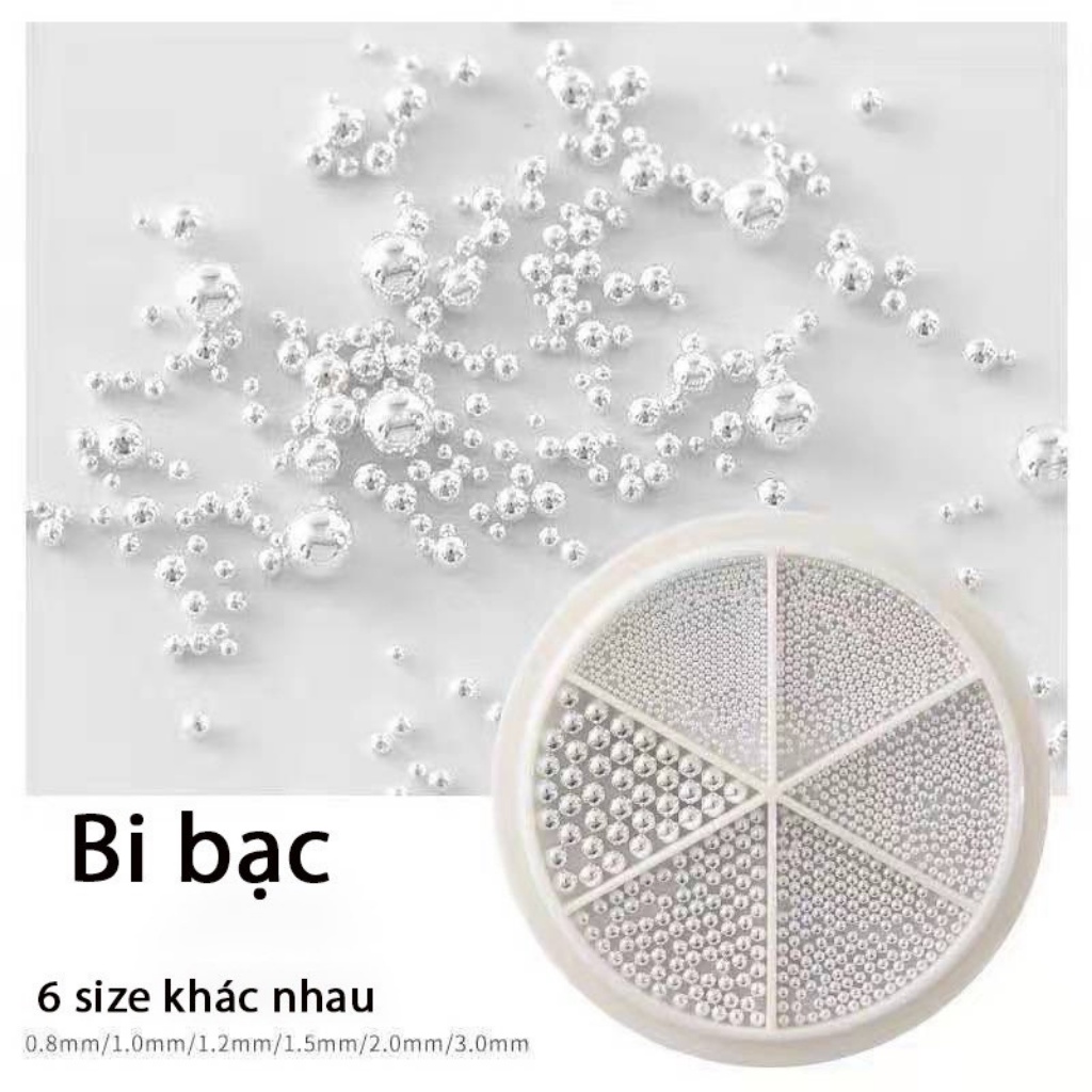 Set bi mix size - Phụ kiện trang trí móng