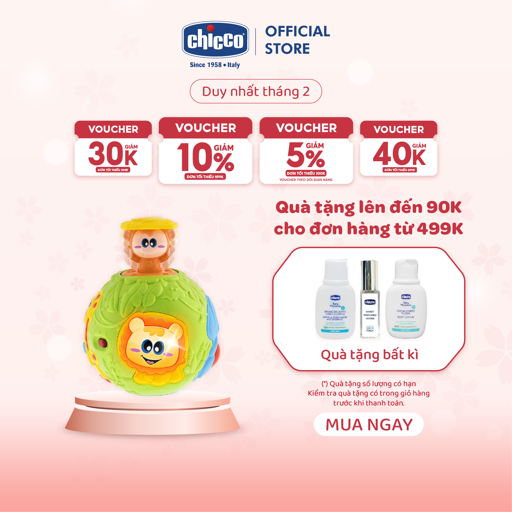 Bóng xiếc Khỉ diệu kỳ Chicco
