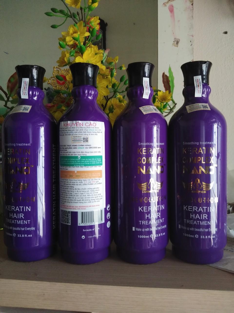 KERATIN COMPLEX NANO THỦY PHÂN PHỤC HỒI TÓC 1000ML